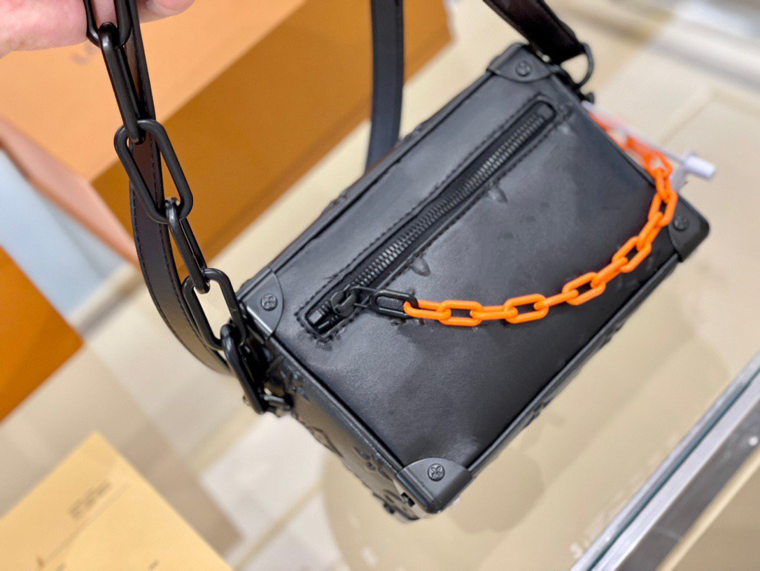 

M55702 Luxury Designer Shoulder Bags womens handbags MINI SOFT TRUNK tote Genuine leathe wallet men fashion Crossbody bag Hobo purses handbag totes, 1#