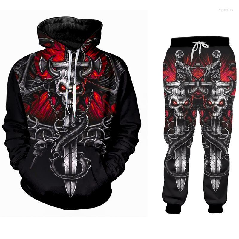 

Men' Tracksuits Men' Sets Fire Dragon Fall Winter Casual Hoodie And Pants Tracksuit Women Hiphop Zip Jackets Printed 3D Suits, Atzgxagy60