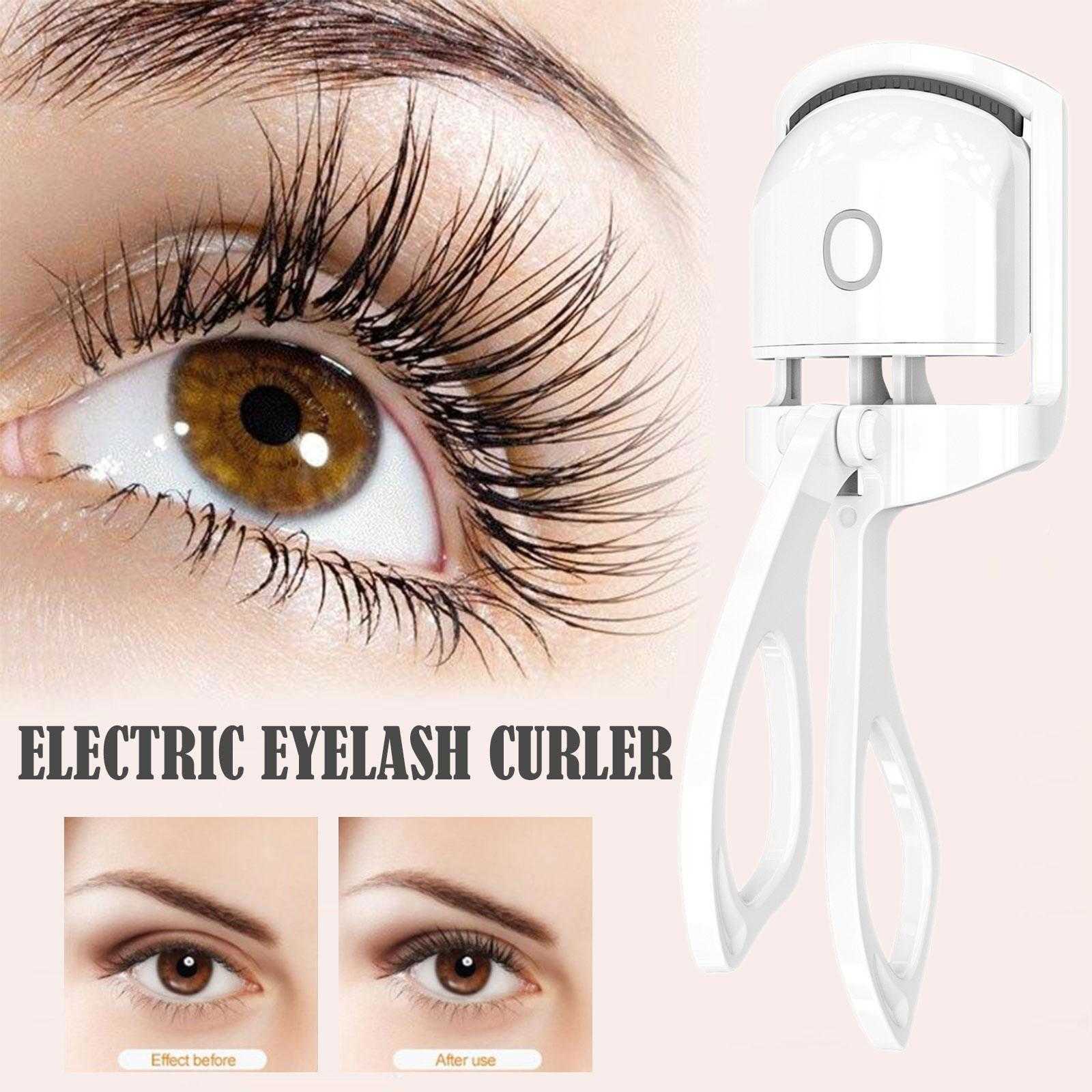 

Eyelash Curler Heated Eyelash Curler Electric Lash Curler With Silicone Heating Pads Professional No Pitching Long Lasting Two Temperature Set T221003