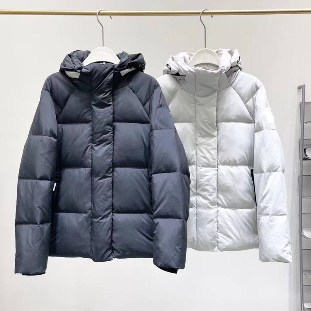 

Winter down jacket Women's luxury brand thickened thermal coat Men's and women's same clothing Casual outdoor jacket Women's designer coat, White grey