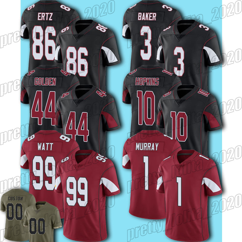

1 Kyler Murray Football Jersey Arizona Cardinals Marquise Brown JJ Watt Budda Baker James Conner Jerseys DeAndre Hopkins Isaiah Simmons Murphy Jr Eno Benjamin, Man custom jersey (hq)
