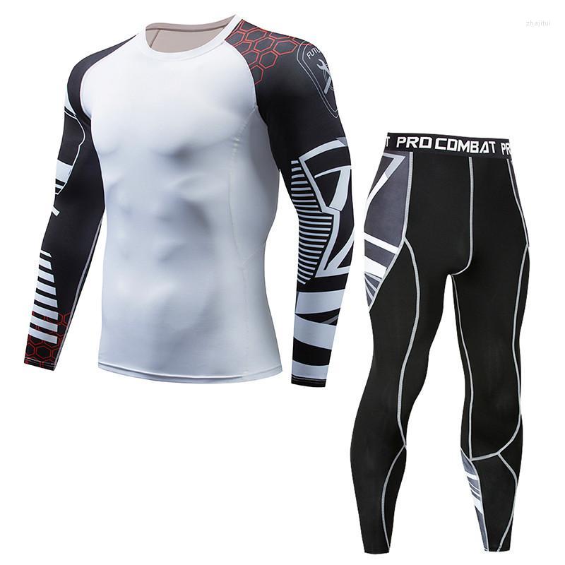 

Men's Tracksuits Men's High Quality Compression Sportswear MMA Quick-drying Sweat-absorbent Running Clothes Fitness Track And Field, 2006h