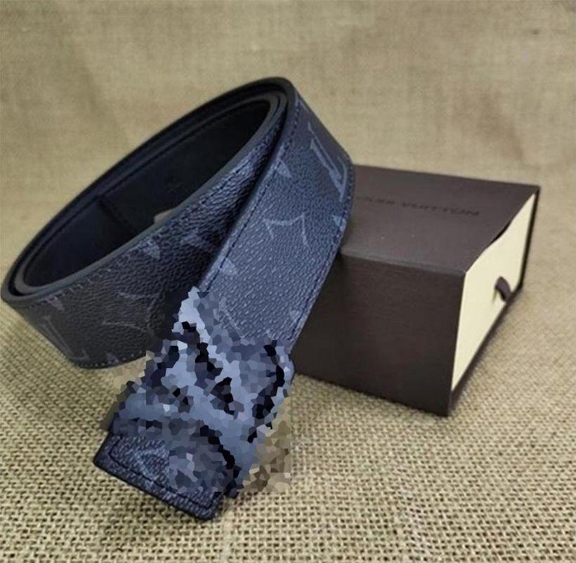 

2022 Top Quality Belts Men New Genuine Leather Promotional Automatic E Buckle Belt Fashion Gift BeltLVS Louisseity Viutonity Vuttons GGs, Belts+box