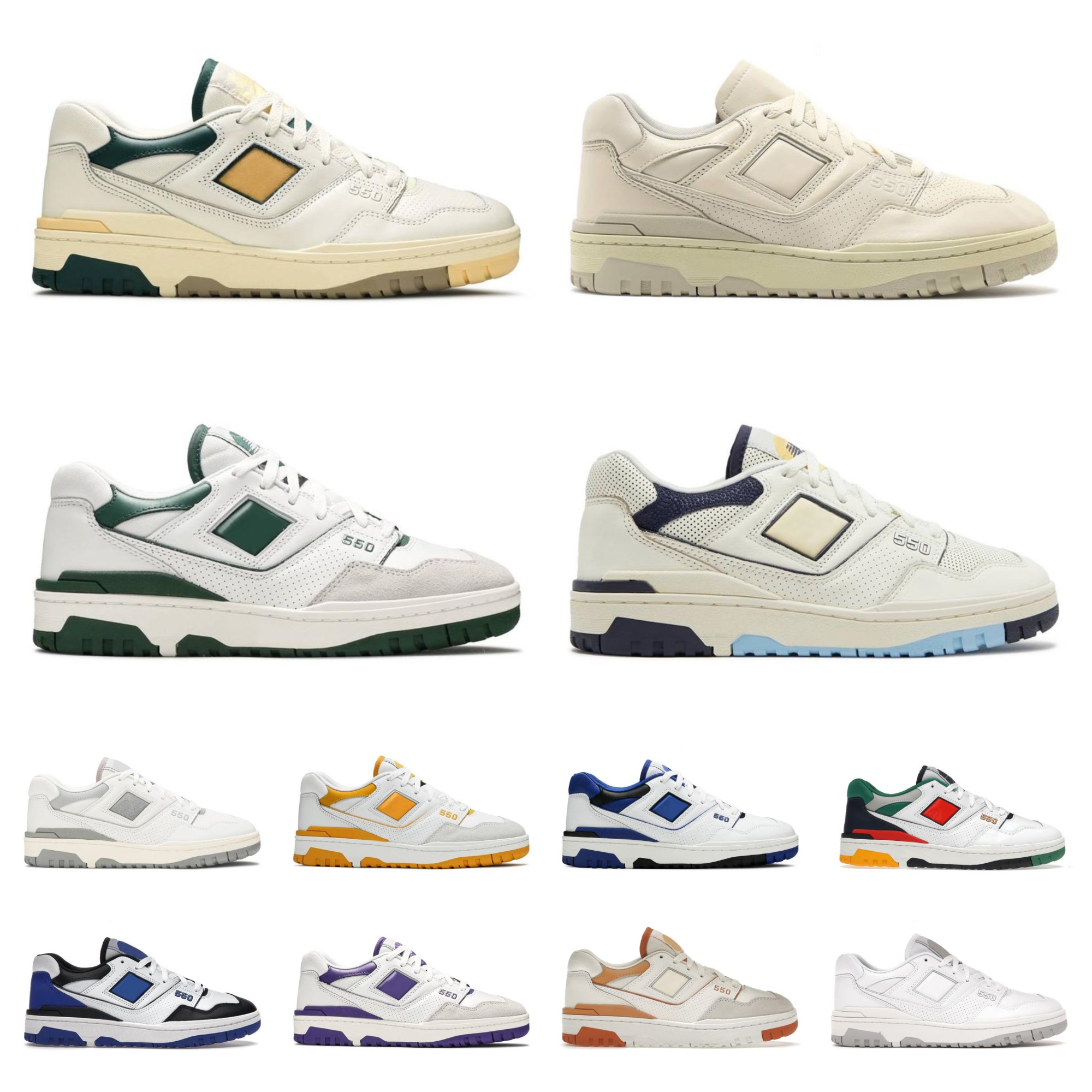 

Fashion Casual Shoes Mens Women White Green Yellow Rich Paul Grey Red Sea Salt Black Syracuse Burgundy Au Lait University Navy Blue UNC Designer Trainers Sneakers, Bubble package bag