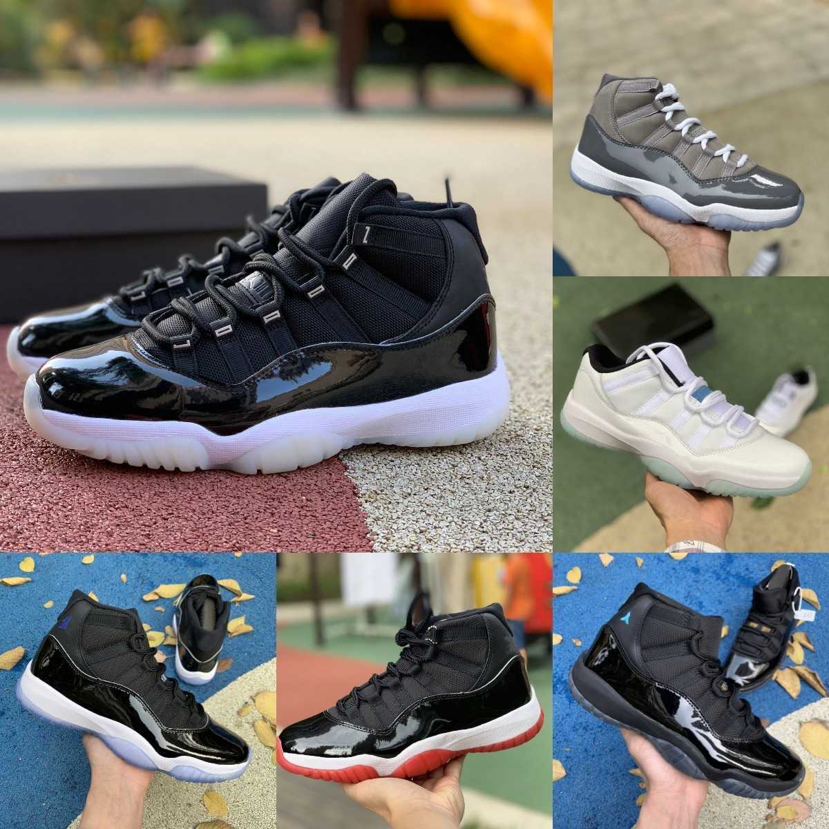 

Jumpman Jubilee 11 11s High Basketball Shoes Mens Women COOL GREY Legend Blue Playoffs Bred Space Jam Gamma Blue Concord 45 Low Columbia, M3013