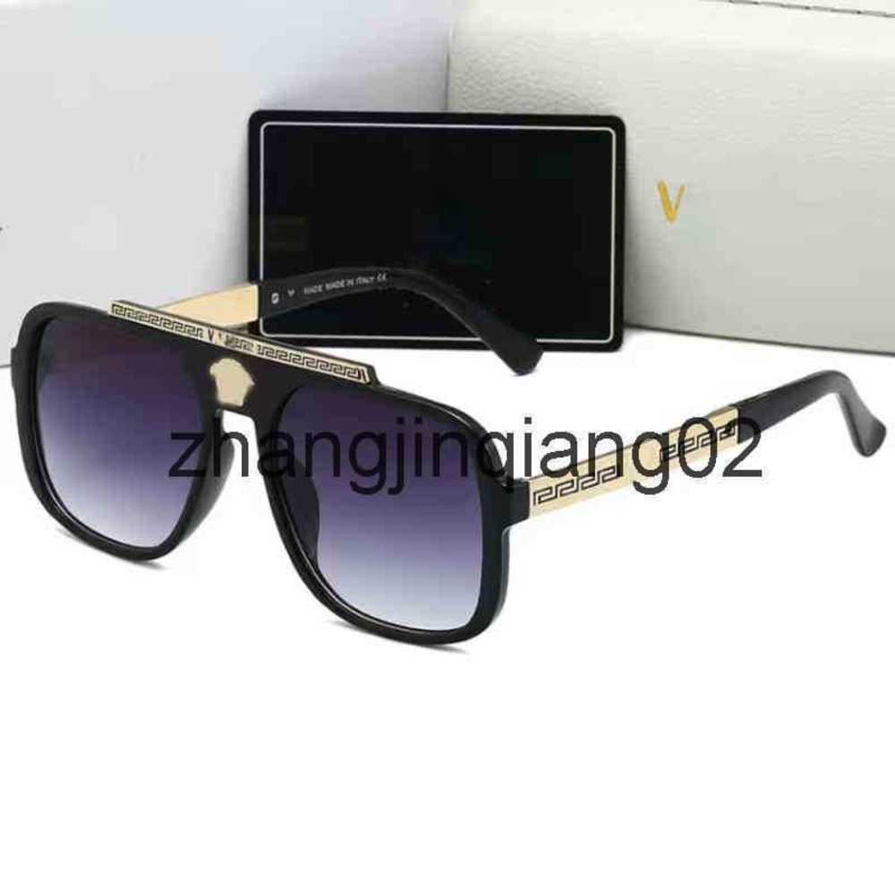 

Designer Versage Sunglass Cycle Luxurious Fashion Woman Mens Outdoor Driving Large Frame Anti Ultraviolet Medussa Sunglasses