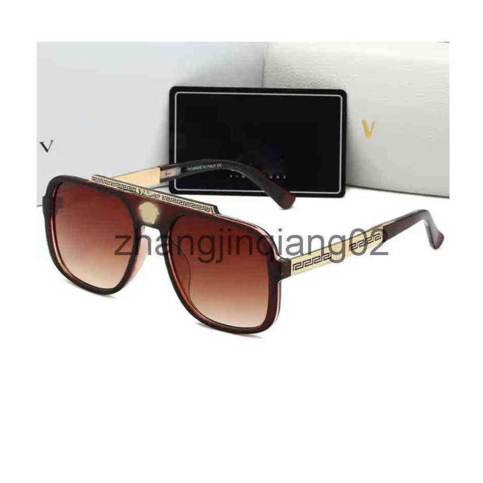 

Designer Versage Sunglass Eyewear Cycle Luxurious Fashion Woman Mens New Outdoor Driving Large Frame Anti Ultraviolet Medussa Winter Polarize Sun Glasses