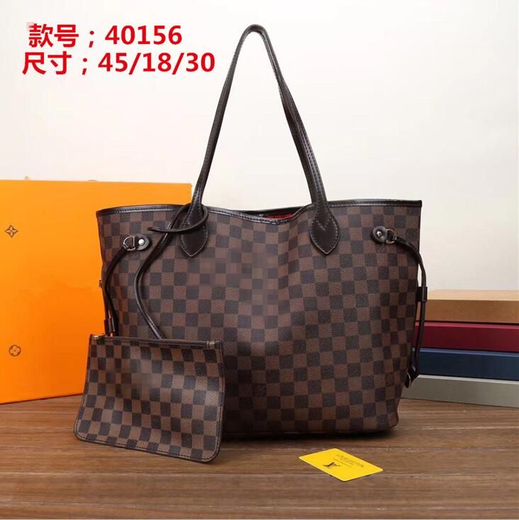 

Fashion Classic Bags All-match Genuine Leather Letter Medium Tote Vintage Messenger Women Handbags embossing YSLity louiseity LVs Viutonity