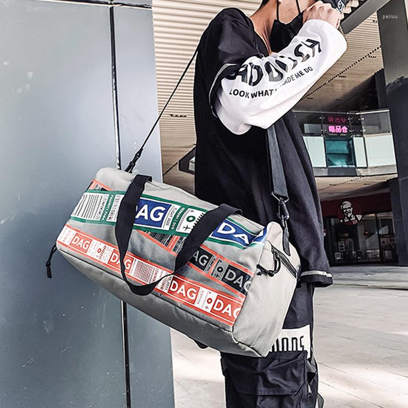 

Briefcases Spring 2022 Large Capacity Travel Bag Portable Short Distance Handbag Tide Brand All-around Luggage, Black