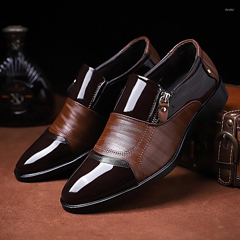 

Dress Shoes 2022 Autumn Listing Selling Men's Outdoor Low To Help Pointed Large Size Pew Optional 48, Black