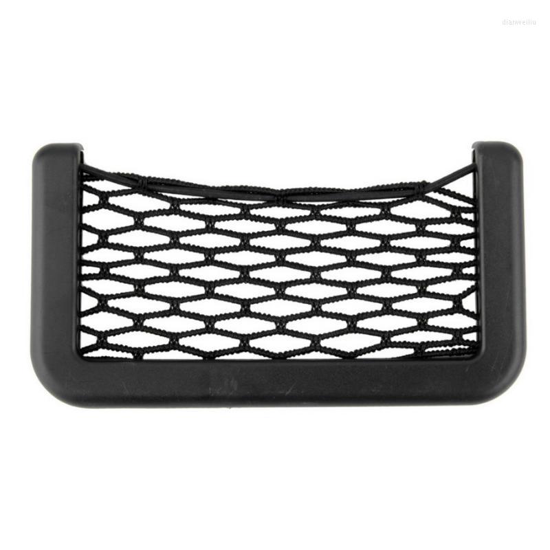 

Car Organizer Net Bag Nets 15X8cm Automotive Pockets With Adhesive Visor Storage For Tools Mobile Phone