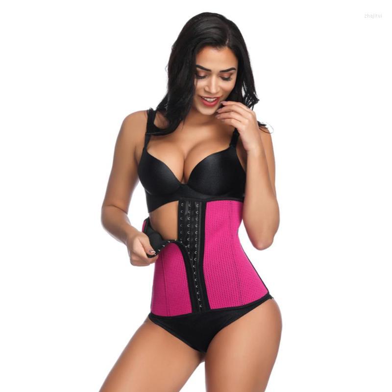 

Women' Shapers Women' Waist Trainer Fitted Underwear Business 9 Steel Perforated Breathable Neoprene Corset Thickened Heat Sports, Black
