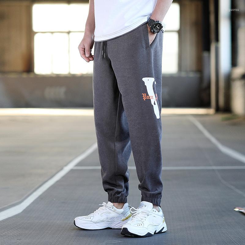 

Men's Pants Men's 2022 Big V Logo Cargo Street Sports Slacks, Black