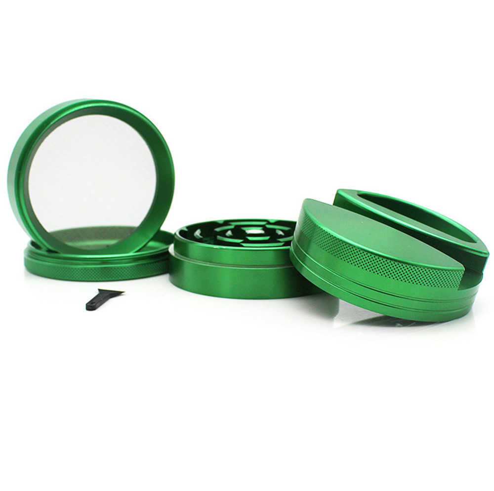 

Smoking Accessories Multifunctional smoke grinders hold paper shredder Metal smoke grinder 63mm four layers