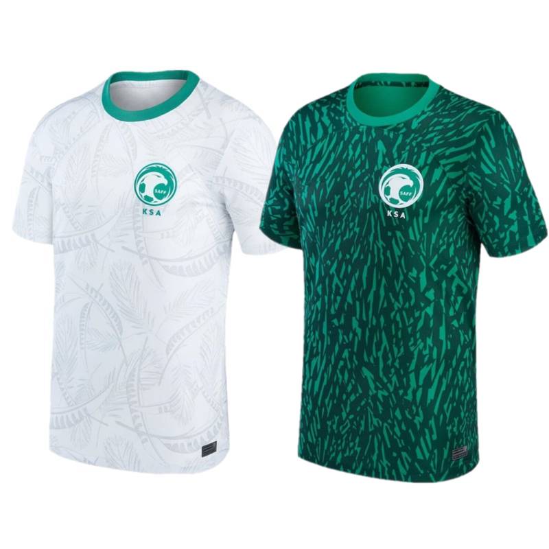 

2022 SAUDI ARABIA soccer jerseys national team home away SALEM AL SHEHRI Dawsari Abudullah Alhamddan Firas Albirakan Arabia Men Kids Kits football shirt, Away kids