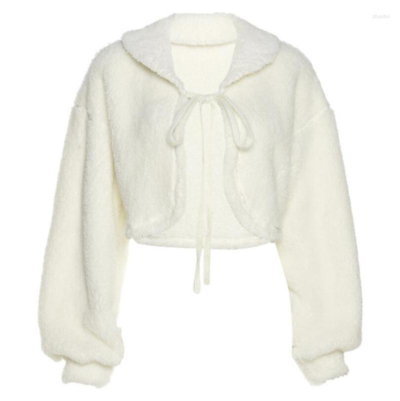 

Women' Jackets Women' Fall Pure Color Loose Fashion Turn-down Collar Long Sleeve Plush Jacket Women, Apricot