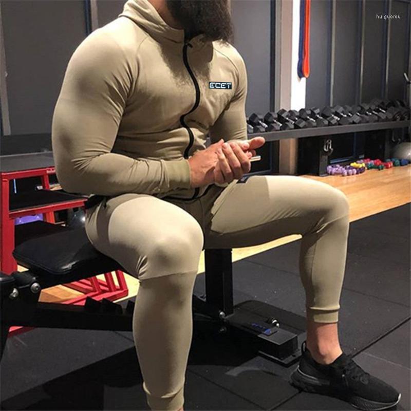 

Men's Tracksuits Men's 2022 Jogger Streetwear Casual Suit Fall Fashion Sportswear Fitness Sports Shirt Jacket Trousers Clothing, Black