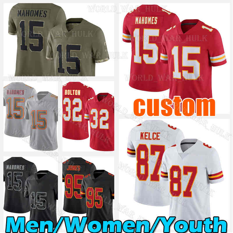 

Patrick Mahomes Jersey Travis Kelce JuJu Smith-Schuster Clyde Edwards-Helaire Kansases City Nick Bolton Creed Humphrey Derrick Thomas Chiefes Jones Mecole Hardman, Youth jersey(q z)