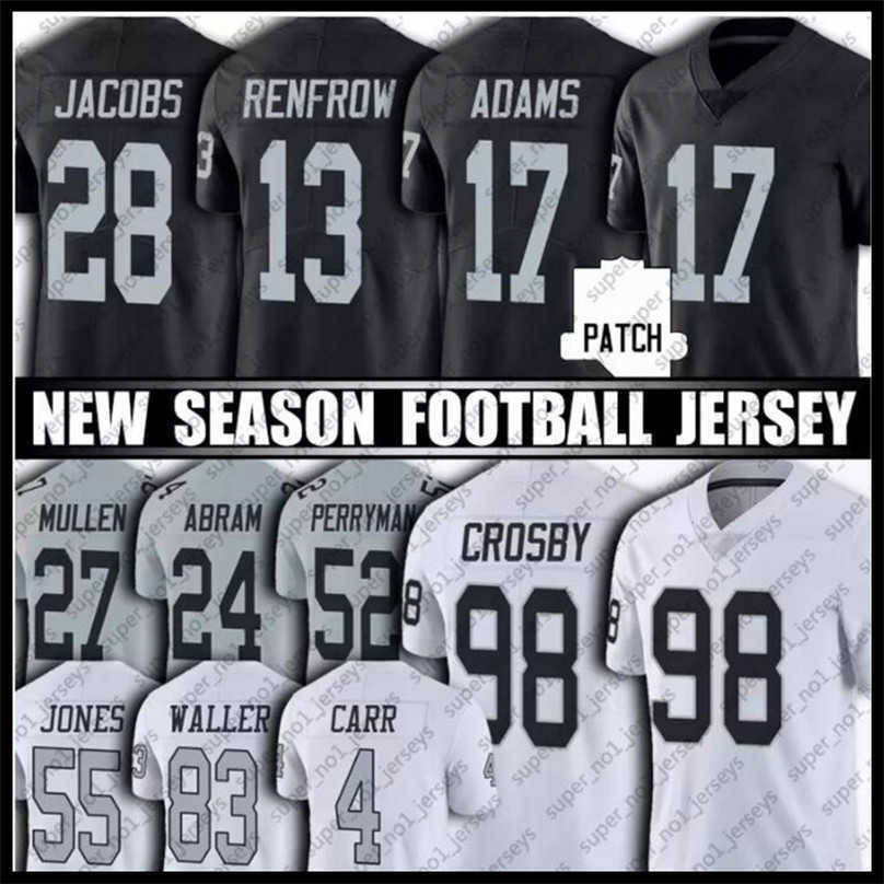 

Custom Las Vegas''Raiders''17 Davante Adams Jersey Derek Carr Maxx Crosby Hunter Renfrow Josh Jacobs Darren Waller fine Football Jerseys, As photo