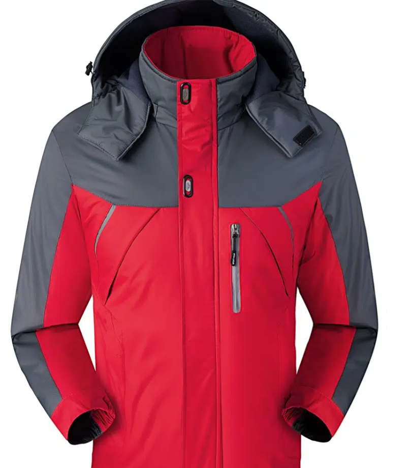 

Men's Red Casual Jacket / Care Instructions-Hand wash or professional dry clean