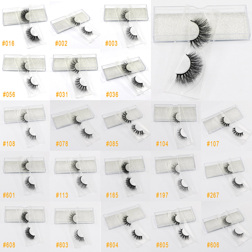 

3D Mink Lashes Messy False Eyelashes Soft Natural Look Daily Makeup Use