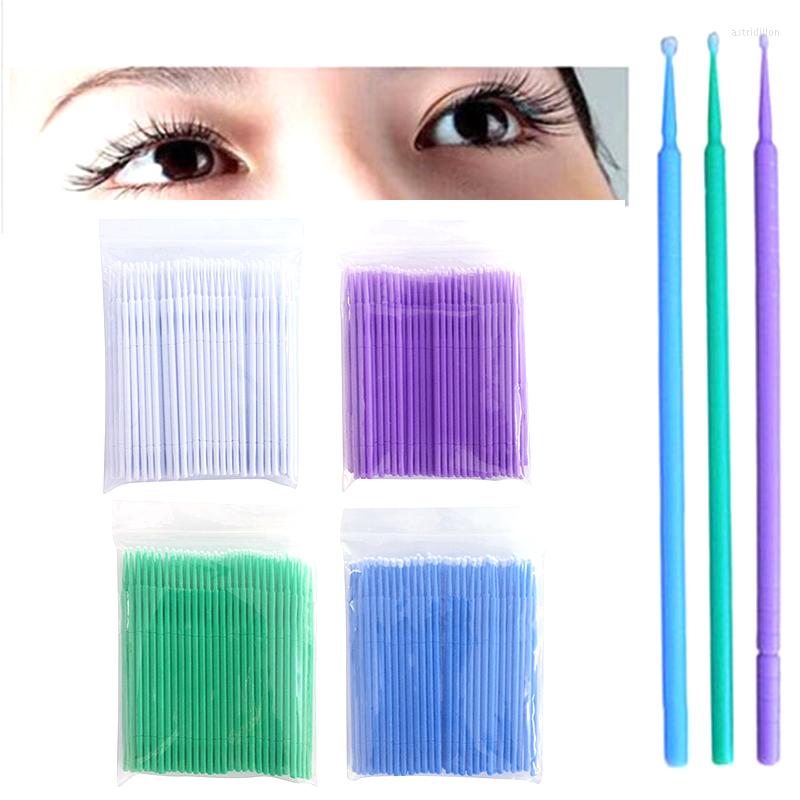 

Makeup Sponges 100 Pcs/bag Disposable MicroBrush Eyelashes Extension Individual Lash Removing Swab Micro Brush For Eyelash Tools