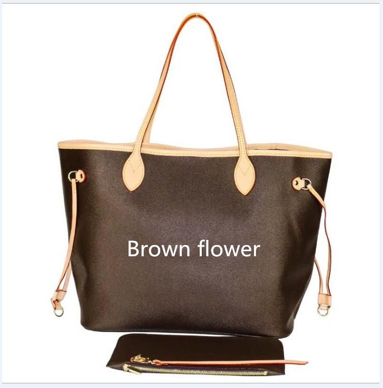 

Designer totes bag luxury for women leather shoulder bags Cross body handbags Clutch bags Single Purse wallets 005, Coffee grid
