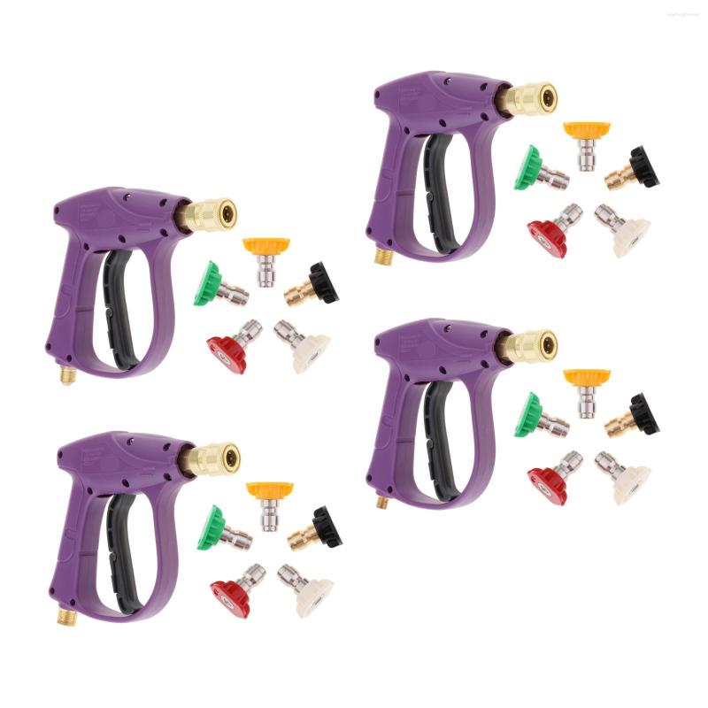 

Lance Durable Pressure Washer Gun W/ Nozzles Quick Connector Water Jet Cleaning Tools