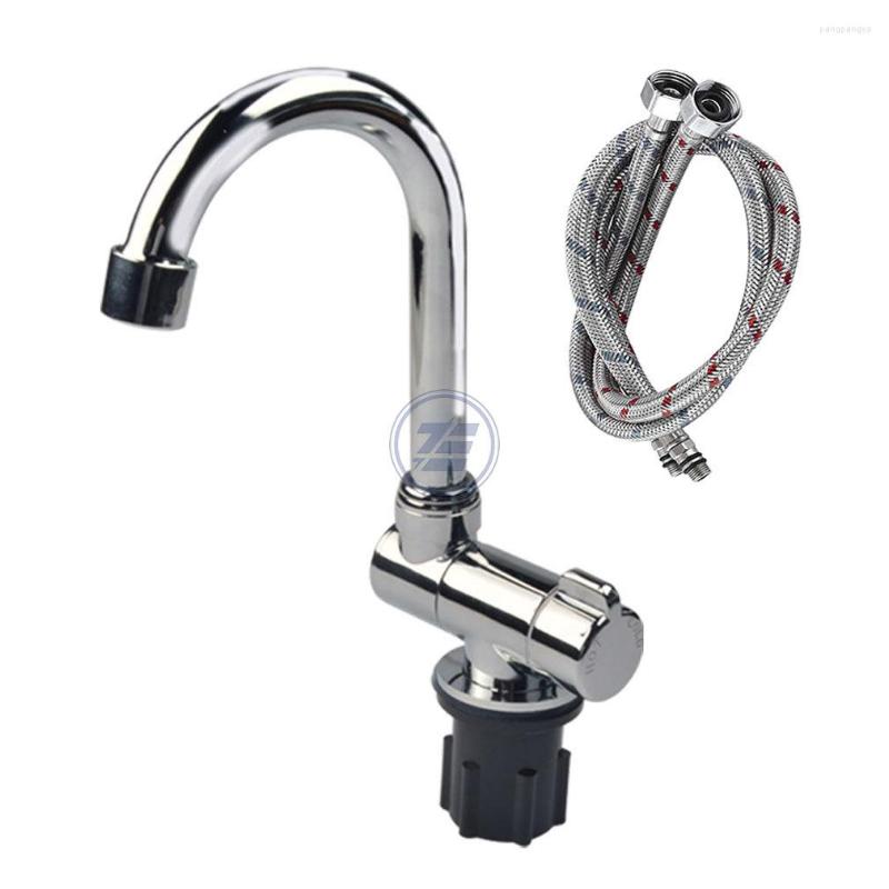 

All Terrain Wheels Folding Faucet Swivel And Cold Water Kitchen Bathroom RV Marine Deck Hatch Caravan Boat Camper Accessories