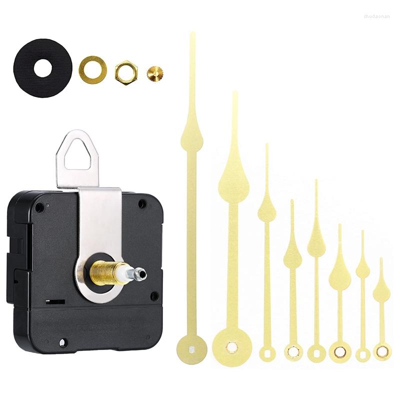 

Watch Repair Kits High Torque Quartz DIY Wall Clock Movement Mechanism Parts Replacement With 4 Sets Hands Long Shaft 28Mm