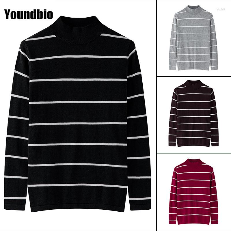 

Men's Vests High Quality Knitted Men Sweater Elastic Loose Round Neck Striped Autumn And Winter Casual Fashion Thin, Gray
