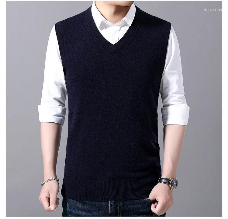 

Men's Vests 2022 High Quality Autumn Winter Fashion Brand Knit Sleeveless Vest Pullover Mens Casual Sweaters Designer Mans Clothes Z19, Shangqing