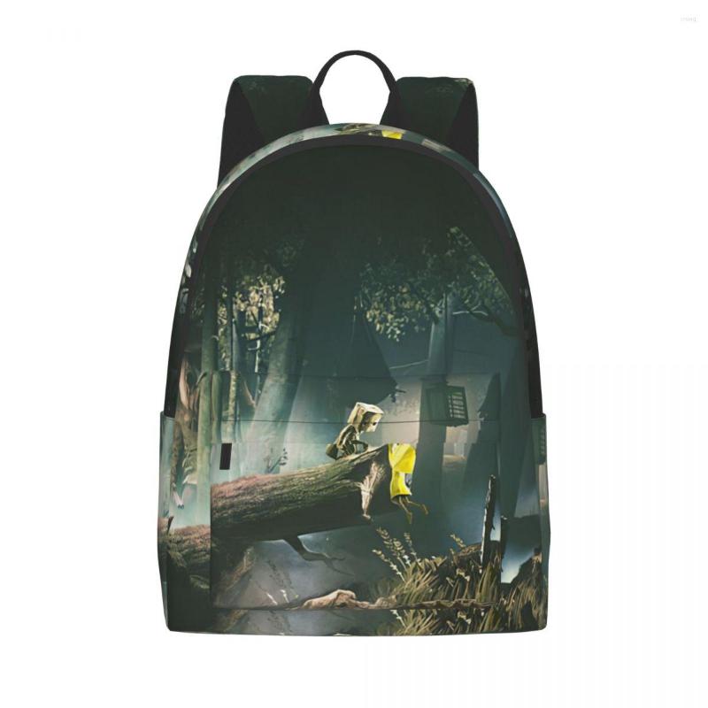 

Backpack Game Little Nightmare Girl Boy Computer Man Woman, Black