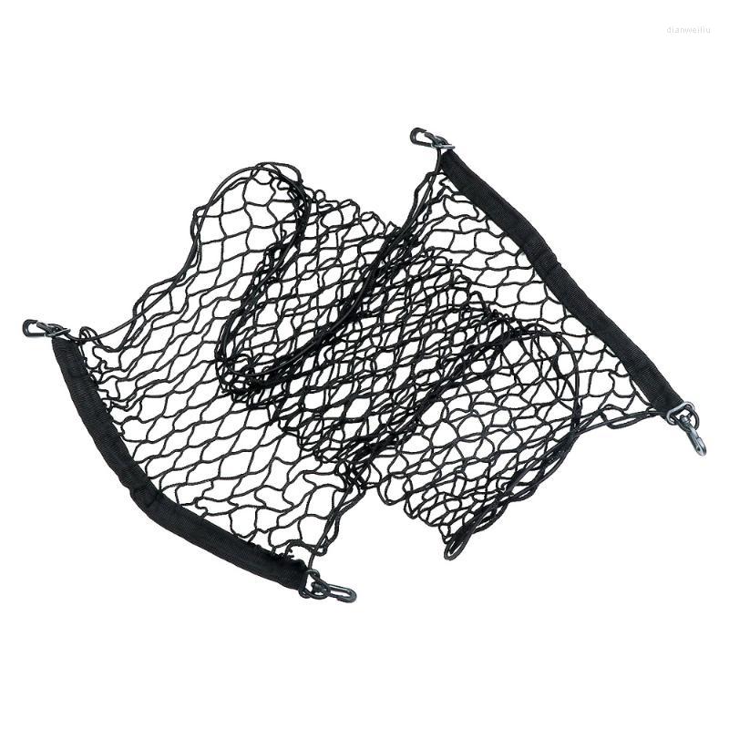 

Car Organizer 1pc Elastic Trunk Cargo Net Stretchable Mesh Holder For Most Style Cars
