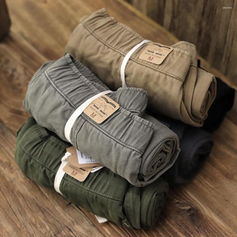 

Men's Pants Trendy Cargo Solid Color Washable Long Relaxed Fit Plush Lining, Black