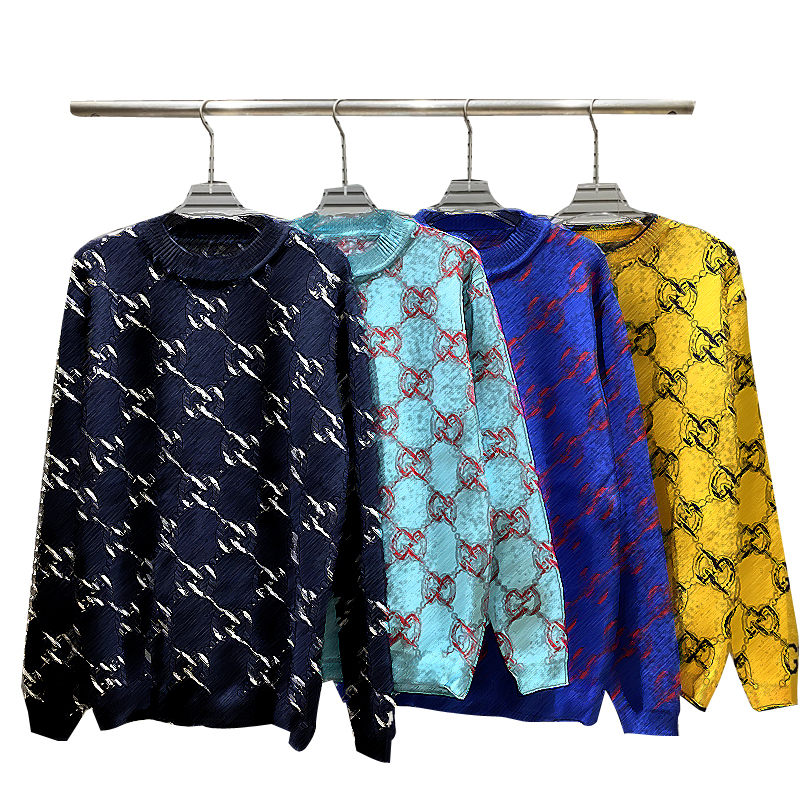 

2023 Designers Sweaters Mens Womens Pullover fashion classic All Over Letter Jacquard Crew Round Neck Long Sleeve Sweater, G11