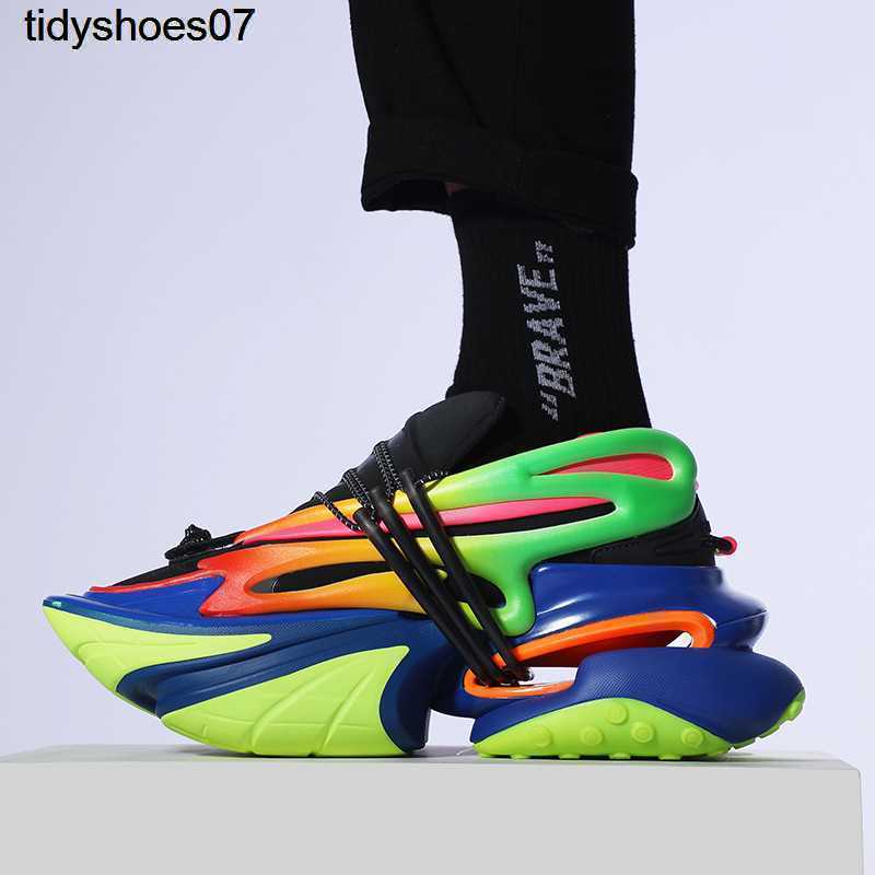 

Balmas Bullet shoe Men's Autumn Fashion Week Walk Show Spaceship Y3 Black Samurai Premium Sneakers, New / black
