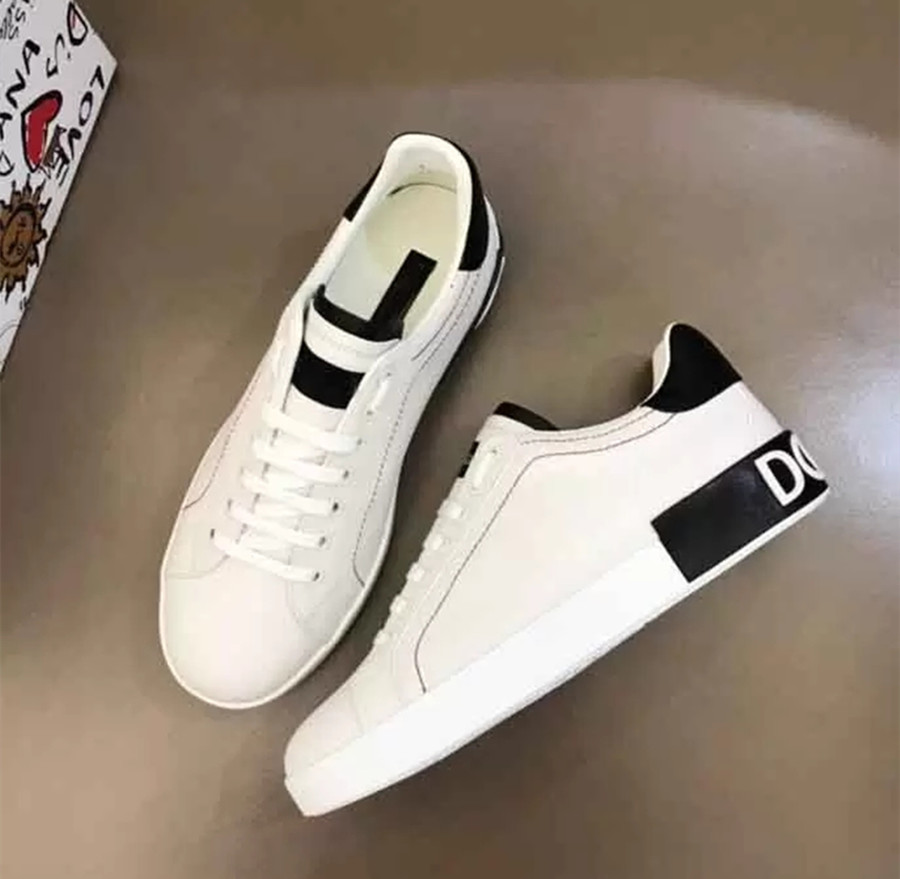 

Calfskin Sneakers Shoes Outdoor Trainers Men 'S Luxury 22S White Leather Brands Comfort Casual Walking Eu38-46 Box Nappa Portofino, 11