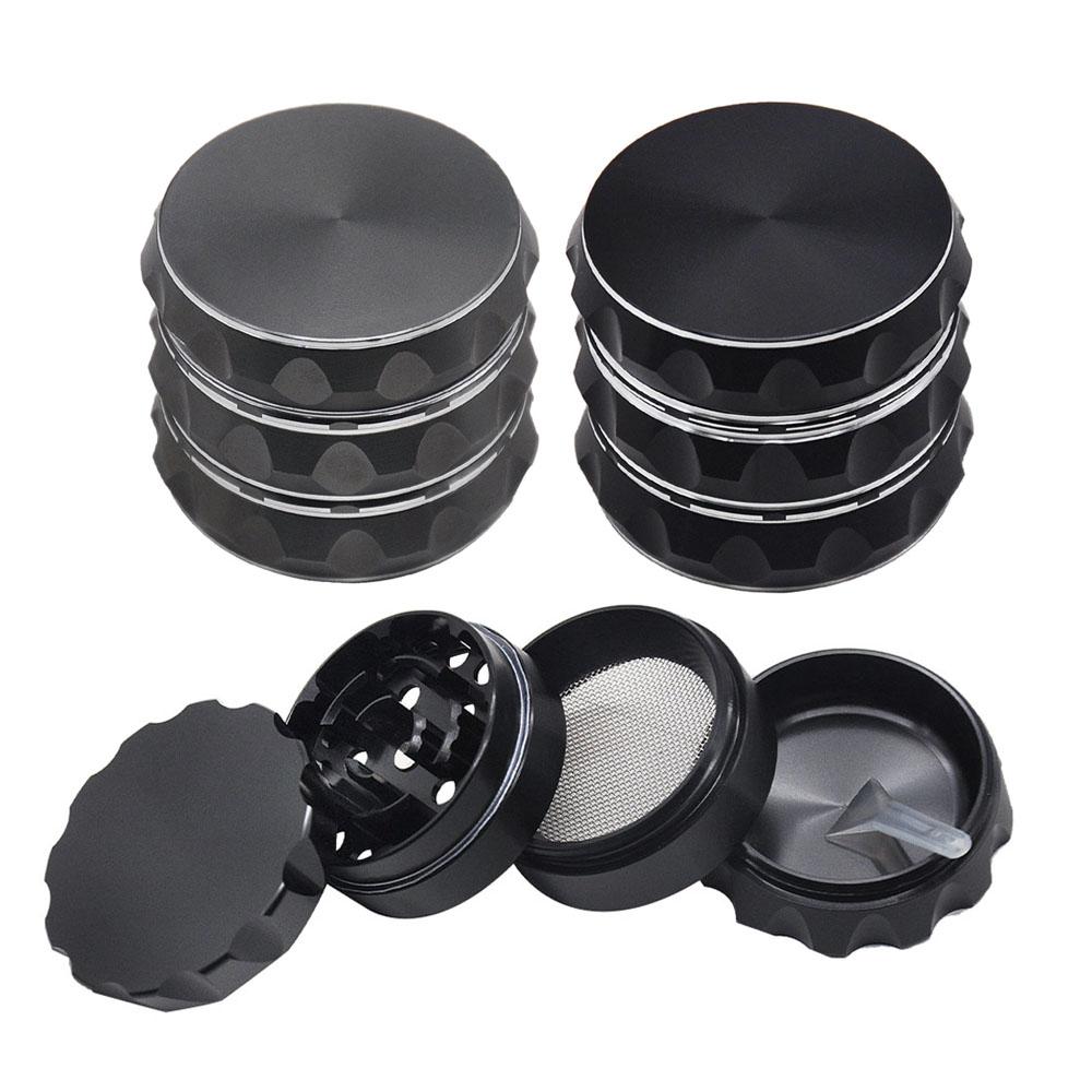 

Smoke Accessory Aircraft Aluminum Grinder 4 Piece 50MM Metal Smoking Herb Grinders Classic Style Tobacco Grinder Pocket Size Can Customize Own Logo