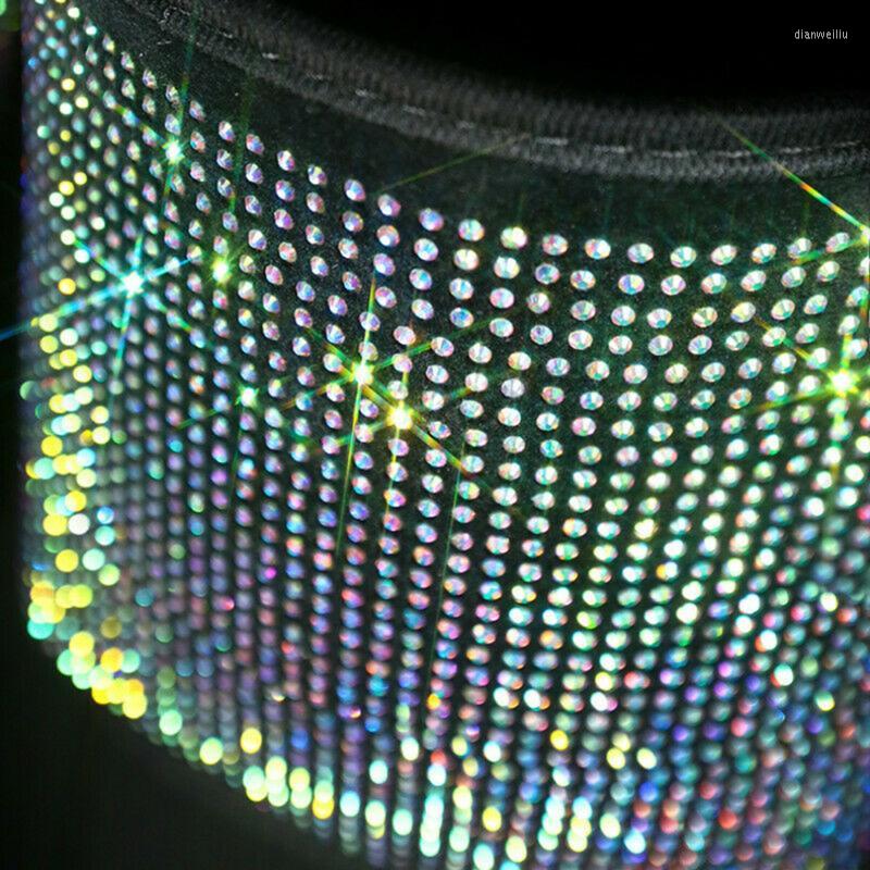 

Car Organizer Diamante Storage Bag Hanging Shiny Pocket Trunk Compartment