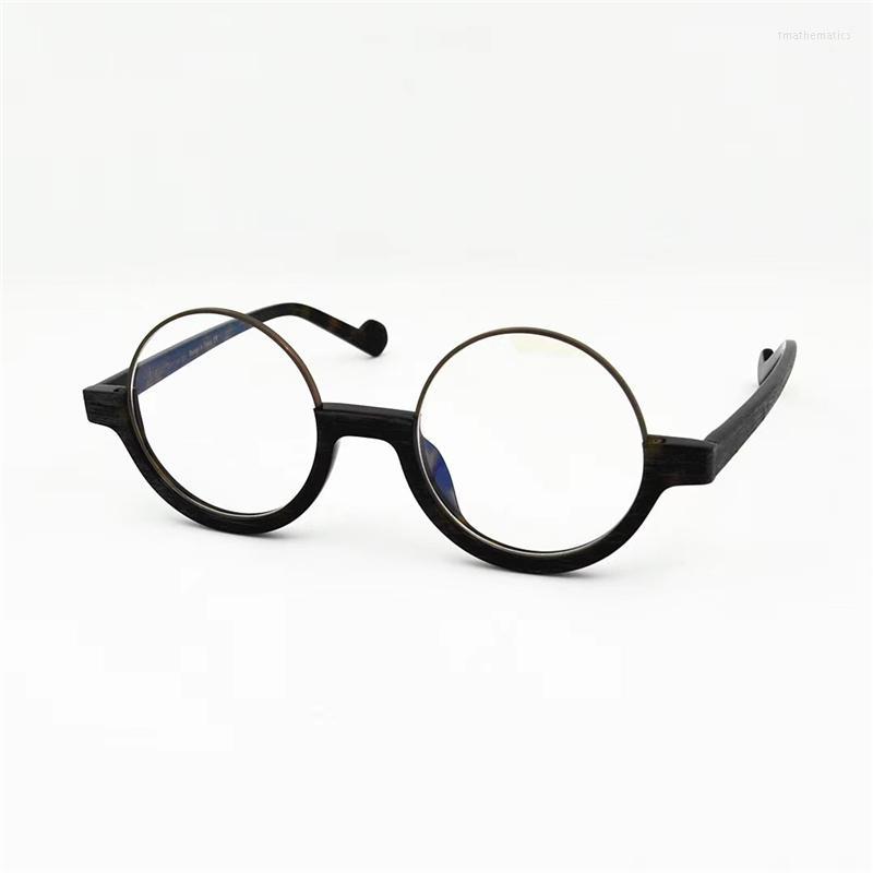 

Sunglasses Optical Eyeglasses For Unisex Retro Style Anti-blue Light Lens Plate Round Full Frame With BoxSunglasses SunglassesSunglasses Sun