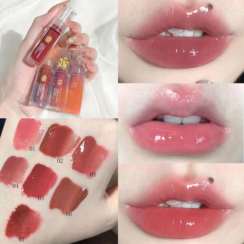 

Lip Gloss Set Mirror Water Glaze Waterproof Liquid Lipstick Moisturizing Not Fade Tint Long Lasting Makeup Cosmetics, 1pc-06