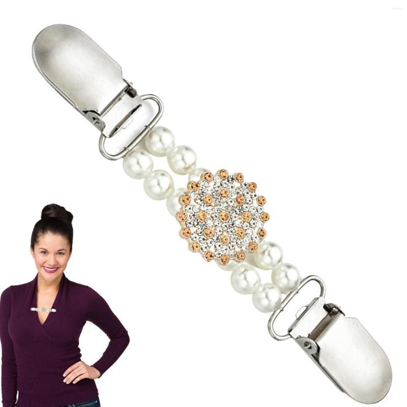 

Hunting Jackets Beaded Pearl Sweater Clip Cardigan Clips For Female With Alloy ABS Imitation Diamond Elements, Butterfly