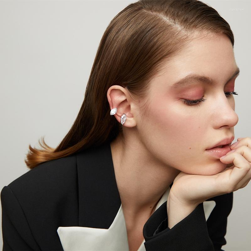 

Backs Earrings Timeless Wonder Fancy Zirconia Geo Clip For Women Designer Jewelry Japan Trendy Rare Punk Wholesale Party 6pcs/lot 3362