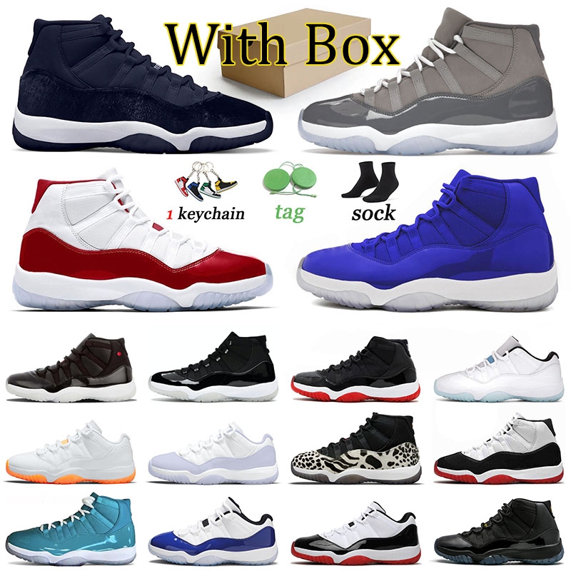 

original with box Jumpman 11 11s Jorda Basketball Shoes Retro Cool Grey Low 72-10 Legend Blue Pure Violet Men Women Trainers Midnight Navy Jorden Sneakers, 36-47 5 low legend blue