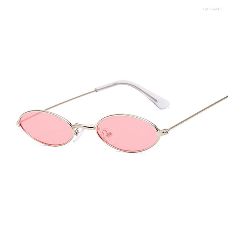 

Sunglasses Small Frame Black Shades Round Women Oval Brand Designer Vintage Fashion Pink Sun Glasses Female Oculos De SolSunglasses