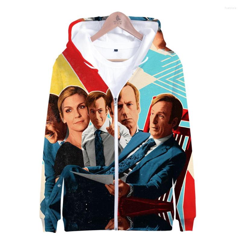 

Men's Hoodies Better Call Saul Tv Series Zipper Sweatshirt Women Men Hoodie Long Sleeve Tracksuit 2022 Casual Style 3D Clothes, Picture shown
