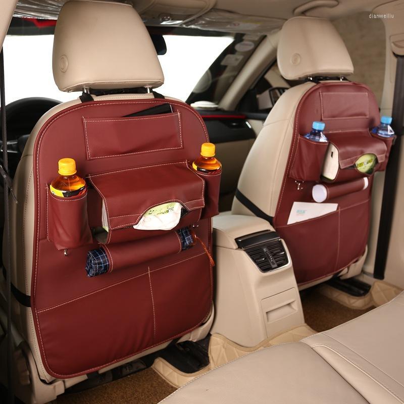 

Car Organizer 1 Pair Leather Auto Multifunction Back Bag Storage Seat