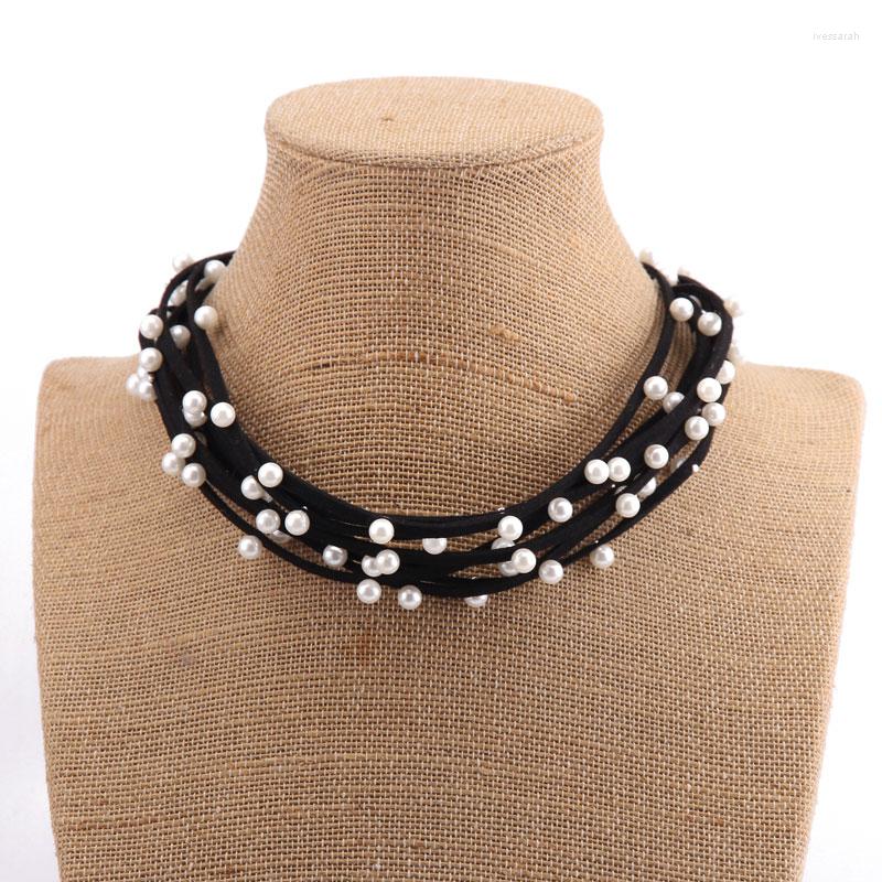 

Choker Beadsland Handmade Knit Short Chokers Necklace For Women Statement Jewelry Gifts