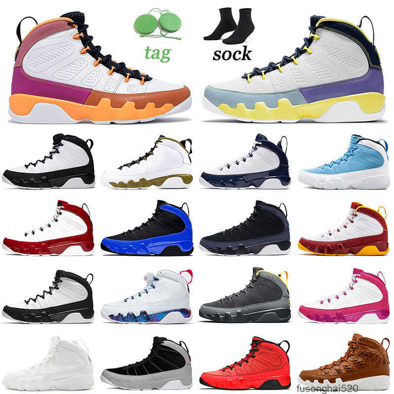 

2022 Top Quality Jumpman 9 9s IX Basketball Shoes Change The World Univeristy Blue Gym Red White Oregon Ducks Space Jam Trainers Sneakers JORDON, B43 40-47